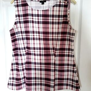 Professional plaid top